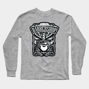 BARBERSHOP VINTAGE Long Sleeve T-Shirt